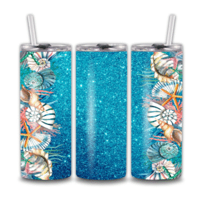 Customizable Seashell Tumbler