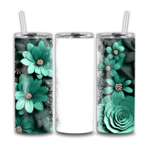 Personalized Green Floral