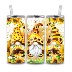 Sunflower and Honey Bee Gnomes