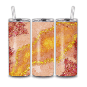 Beige and Brown Tone Geode Pattern