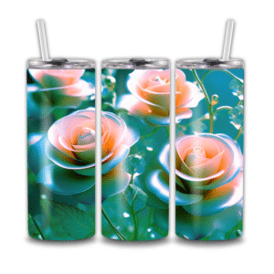 Twilight Peach and Orange Roses