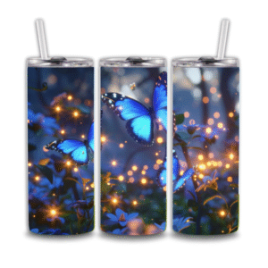 Blue Butterflies & Fireflies
