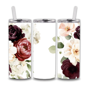 Burgundy Floral Wrap