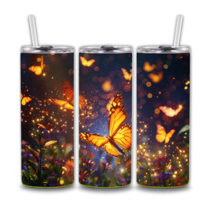 Gold Butterflies & Fireflies