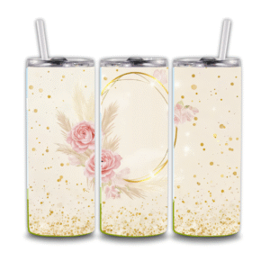 Pink and Gold Floral