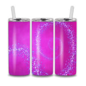 Magenta Glitter Ombre