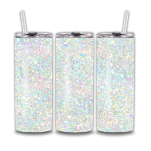 White Confetti Glitter
