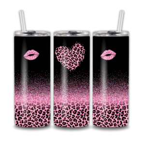 Pink and Black Gitter